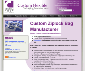 customziplockbags.com: Custom Poly Packaging, customziplockbags.com, Plastic Packaging Manufacturer
custom ziplock bag manufacturer