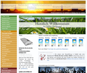 krefeld-informativ.de: Krefeld - DAS Stadtportal mit Firmenverzeichnis, News aus Krefeld
Stadtportal Krefeld  im Bundesland Nordrhein-Westfalen