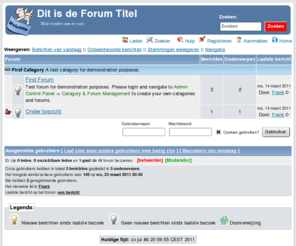 mirjamtop.com: Dit is de Forum Titel: Welkom bij het forum
Wat vinden we er van