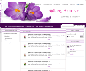 sjobergblomster.com: Alt innen blomster
