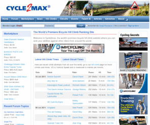 cycle2max.com: Bicycle Hill Climbs | Cycle2max
Bicycle Hill Climbs | Cycle2max