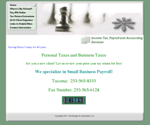 hemtax.com: Home - Hemminger & Associates, Inc.
Income Tax, Payroll & Accounting Services.