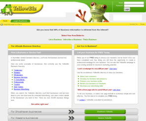 yellowbiz.com: Yellow Business Directory, Australia - Business & Services
Yellow Business Directory, Australia - Business & Services