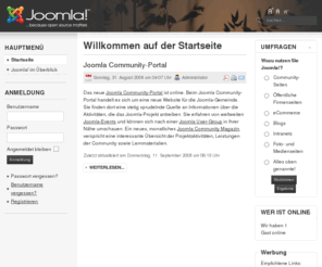 release-management.net: Willkommen auf der Startseite
Joomla! - dynamische Portal-Engine und Content-Management-System