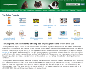 thrivingpets.com: Home page - Thriving Pets
Thriving Pets