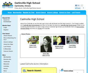 carlinvillehighschool.org: Carlinville High School
Carlinville High School is a high school website for Carlinville alumni. Carlinville High provides school news, reunion and graduation information, alumni listings and more for former students and faculty of Carlinville  in Carlinville, Illinois