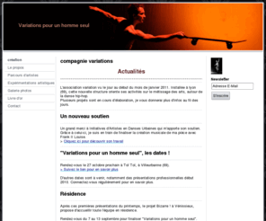 davidrodrigues.info: créations - David Rodrigues - Variations pour un homme seul
Site web de David Rodrigues, danseur hip-hop professionnel