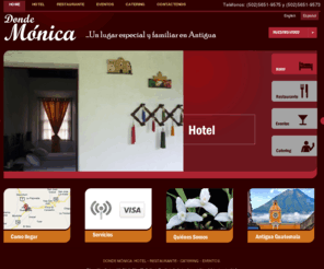 dondemonica.com: Donde Mónica
Un hotel muy especial ubicado en Antigua Guatemala, un lugar familia de encanto y confort. Visite Donde Monica.