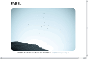 fabelnorway.com: Fabel - Norwegian design since 1994
Fabel is a Norwegian brand in fashion since 1994. Sigrid G. Thomassen is founder and designer. Fabel produces quality womens wear, specializing in elegant and functional jackets and knitwear.