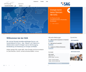 sag.info: SAG EU
Energie kennt keine Grenzen. Mit SAG. Ihr Partner für die energietechnische Infrastruktur. Europaweit.