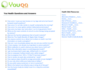 youqa.com: You Health Questions and Answers -  YouQA.com
