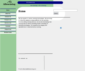 allesensing.com: Home
sensing sensor