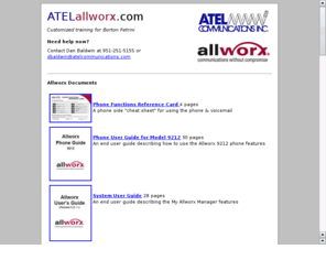 atelallworx.com: ATEL Allworx .com
ATEL Allworx .com