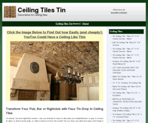 ceilingtilestin.com: Ceiling Tiles Tin
Tin ceiling tiles