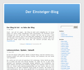 einsteiger-blog.de: Der Einsteiger-Blog  
