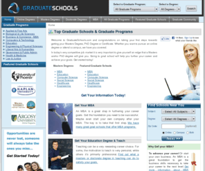 graduateschool.com: GraduateSchools.com; Graduate Schools, graduate schools,