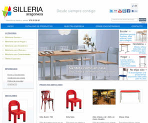 silleriaaragonesa.com: Silleria Aragonesa, sillas, mesas, taburetes, mobiliario escolar
Sillería Aragonesa, sillas, mesas, taburetes, mobiliario escolar 