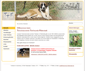 tierschutz-filderstadt.de: Tierschutzverein Tierfreunde Filderstadt  |  Willkommen bei den Tierfreunden Filderstadt
Tierschutzverein Tierheim Filderstadt