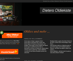 webradio-oberhausen.de: Oldies und mehr ...
Dieters Oldiekiste - die Hits von 1920 bis heute