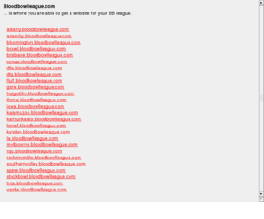 bloodbowlleague.net: bloodbowlleague

