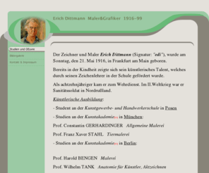 erich-dittmann.de: Studien und OEuvre
Allgemein - Erich Dittmann   -Maler & Graphiker-   1916 - 1999