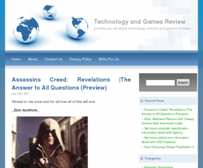 naijiu.org: Technology and Games Review
Provide You All About Technology and Games Reviews