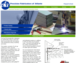 prefabatl.com: Precision Fabricators of Atlanta
Precision Fabricators of Atlanta specializes in custom sheetmetal fabrication for virtually all trades in the commercial construction industry.