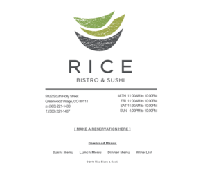 ricebistrodenver.com: Rice Bistro & Sushi - Greenwood Village, CO
Rice Bistro & Sushi