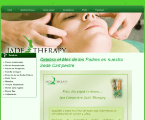 spacampestre.com: ::: Spa Campestre Jade Therapy :::
Joomla! - the dynamic portal engine and content management system