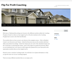 armandocoaching.com: Flip For Profit Coaching | …. your center for the tools you need to succeed
