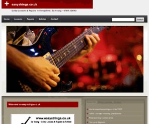 easystrings.co.uk: easystrings.co.uk
Guitar lessons & repairs in Shropshire