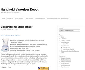 handheldvaporizer.net: Handheld Vaporizer Depot
Find the cheapest prices on a portable herbal handheld vaporizer!