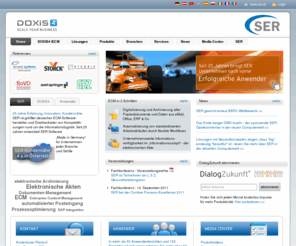 ser.at: SER | Enterprise Content Management, elektronische Archivierung, Dokumenten-Management, Business Process Management, e-Mail Archivierung, Compliance
SER ist Softwarehersteller für iECM - integriertes Enterprise Content Management. Über 23 Jahre Erfahrung in den Bereichen elektronische Archivierung, Dokumenten-Management, Business Process Management, Workflow, digitaler Posteingang zeichnen uns aus.