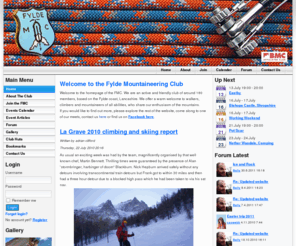 fyldemountaineeringclub.org: Welcome to the Frontpage
Fylde Mountaineering Club