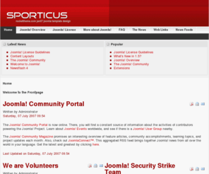 cssevent.com: Welcome to the Frontpage
Joomla! - the dynamic portal engine and content management system