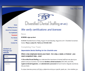 ddsinc.org: Dental Staffing Charlotte, Dental Hygienists North Carolina, Dental Office Staffing South Carolina, Dental Employees Charlotte
