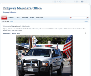 ridgwaypd.com: Ridgway Marshal's Office >  Home
Ridgway Marshal's Office, Ridgway, Colorado