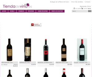 tiendadevino.es: Tienda de vinos en internet - Comprar vinos de Ribera del Duero - Tienda de Vino
Comprar vinos de la Ribera del Duero, Rueda a buen precio. Compra vinos de calidad de una manera fácil. Toda la actualidad y consejos del vino a tu alcance. Ofertas de vino, lotes de vino. Envío seguro, con pago por tarjeta, paypal y transferencia