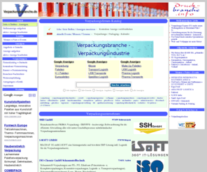 verpackungsbranche.de: Branchenverzeichnis Verpackungen mit Firmenkatalog, Stellenmarkt, Jobs, Anzeigen und Messen
Branchenverzeichnis für Verpackungen mit Firmenkatalog, Kleinanzeigen, Stellenmarkt, Jobs, Messen und Veranstaltungen