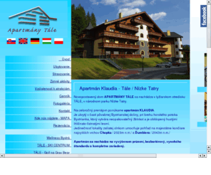 apartmanytale.eu: Apartmány Tále - Nízke Tatry,  Jasná,  Chopok,  Golf, Slovensko
