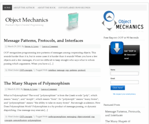 object-mechanics.com: Object Mechanics
Practical Object-Oriented Programming