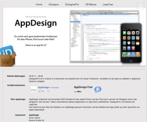 personal-design.org: AppDesign - the iPhone Developer
AppDesign entwickelt Software für das iPhone. Neustes Projekt: iDesigner