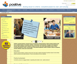 positivelearningsystems.com: Building values for a lifetime...everywhere people live, learn, work and play. — Character Learning Systems
Positive Learning Systems, formerly known as Character Learning Systems, delivers simple solutions that have a positive impact on education, families, communities, and businesses. Through a well organized process, high standards, good character, strong work ethic, and social responsibility become evident everywhere people live, learn, work and play. This systemic approach creates a positive culture for students, schools, districts, homes and communities.