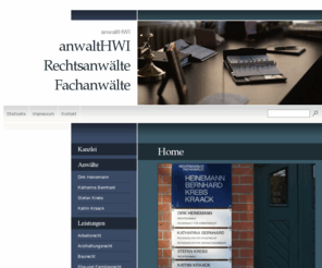 anwalthwi.de: anwaltHWI Rechtsanwälte Fachanwälte
Rechtsanwälte und Fachanwälte mit langjähriger Erfahrung bieten Beratung und Vertretung auf den wesentlichen Rechtsgebieten. Fachliche Spezialisierung gewährleistet höchste Anprüche an Qualität und Erfolg.