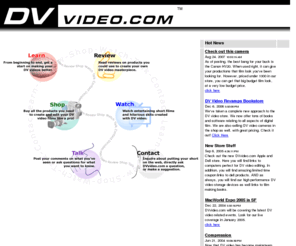 dvvideo.com: DV Video starts with DVvideo .com
DV video techniques for editing and creating digital video. Watch Mini DV productions. Learn and buy dv filmmaking products.