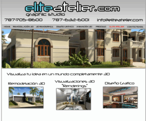 eliteatelier.net: ELITE ATELIER
Estudio Gráfico en Puerto Rico que ofrece servicios de 3D Renderings, 3D Floorplans, Remodelaciones Digitales, Diseño Gráfico y Presentaciones de Proyectos. Visualiza tu idea antes de construir con Elite Atelier, Imágenes 3D 100% foto-realística