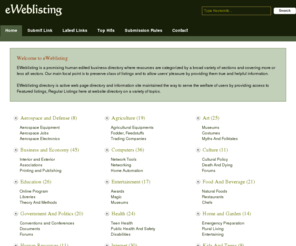 eweblisting.com: eWeblisting Directory
