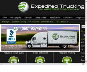 expeditedtruckingservice.com: Expedited Trucking Service (866) 957-2111
Expedited Trucking Service, Expedited Delivery, Expedited Cargo, Expedited Freight, Expedited Transport, Expedited Shipping at TruckingExpedited.com