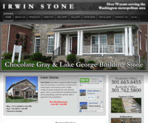 irwinstone.com: Building Stone Masonry and Delivery | Slate | Gravel | Irwin Stone
Irwin Stone has been supplying homeowners, contractors, landscapers and masons with a large variety of Stone Products and Stone Delivery Services.