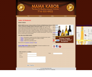 mamakabob.com: Restaurant Kabobs Tustin, CA - MAMA KABOB
MAMA KABOB provides delicious Persian and Mediterranean dishes to Tustin, CA. Call 714-505-8922 to know more information about our services.